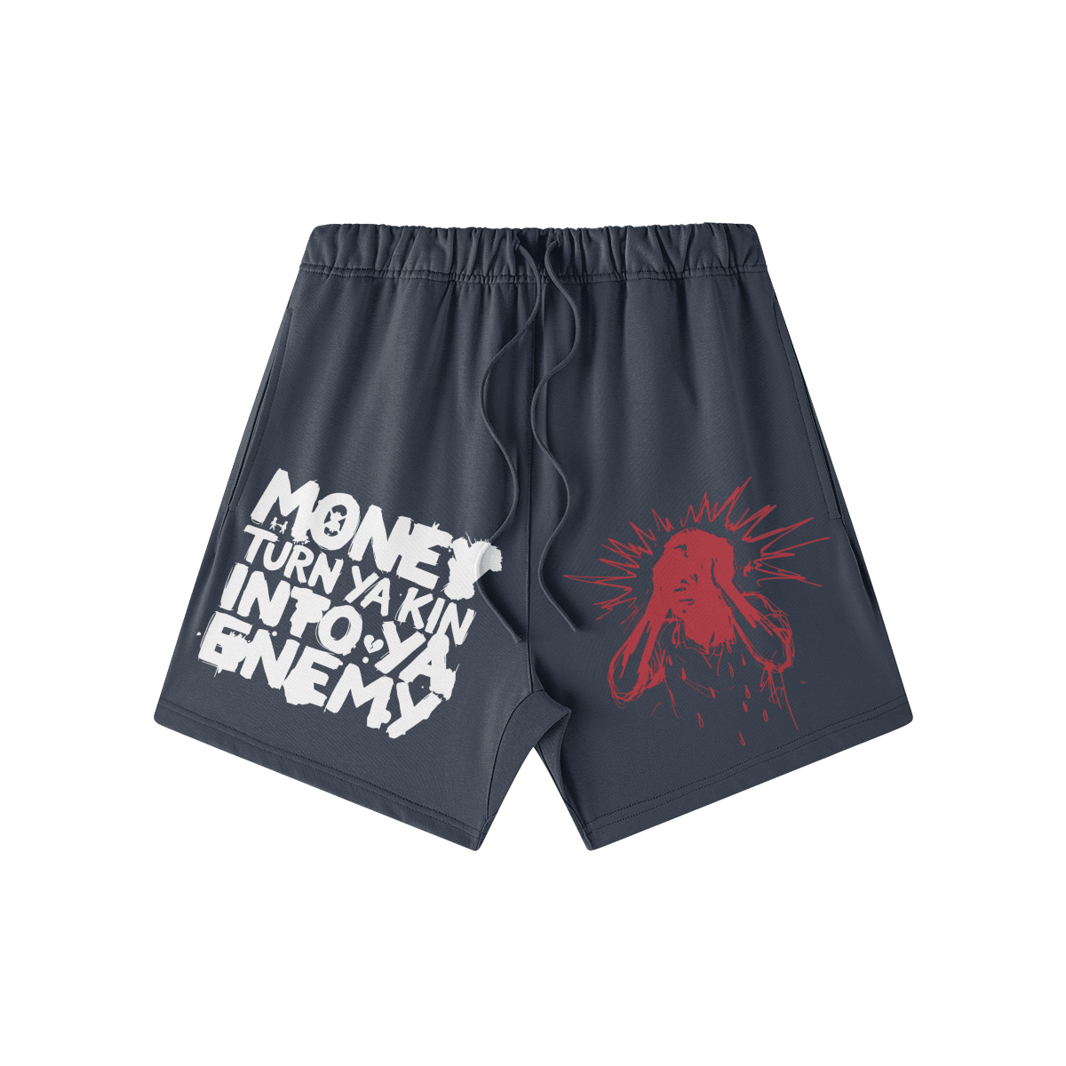 MONEY CHANGES KIN OVERSIZED SWEAT SHORTS. - UNSEEN. UNHEARD.
