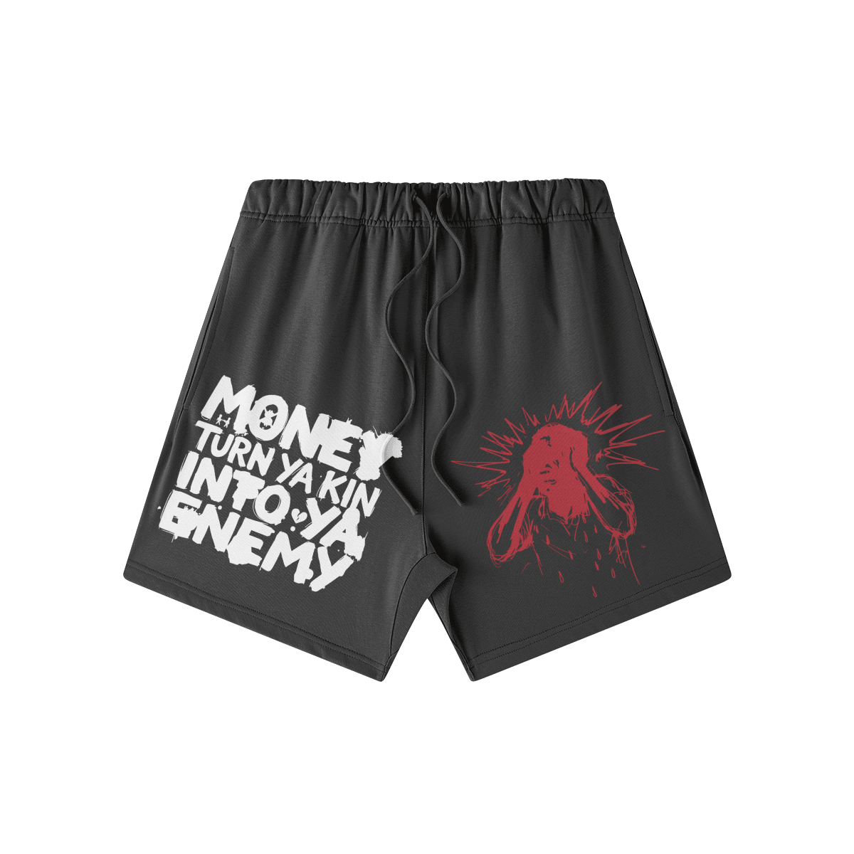MONEY CHANGES KIN OVERSIZED SWEAT SHORTS. - UNSEEN. UNHEARD.