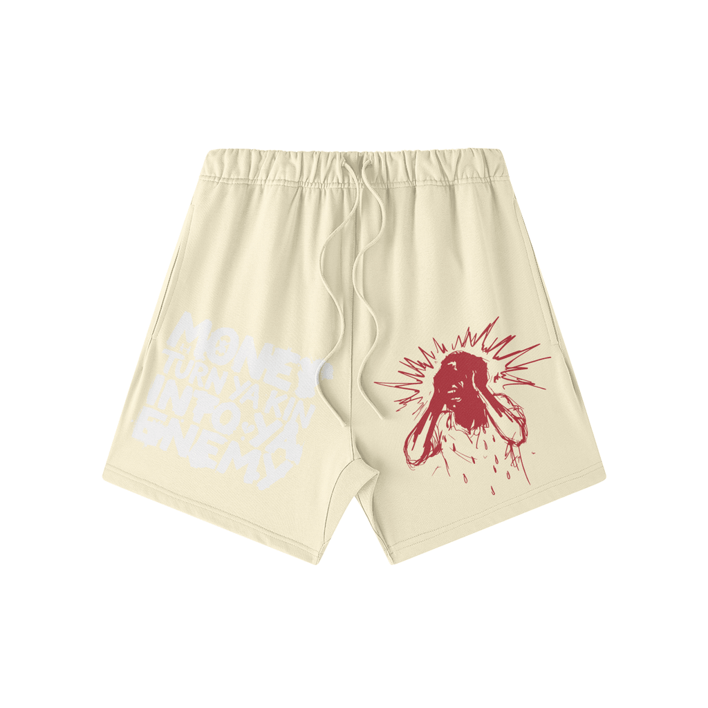 MONEY CHANGES KIN OVERSIZED SWEAT SHORTS. - UNSEEN. UNHEARD.