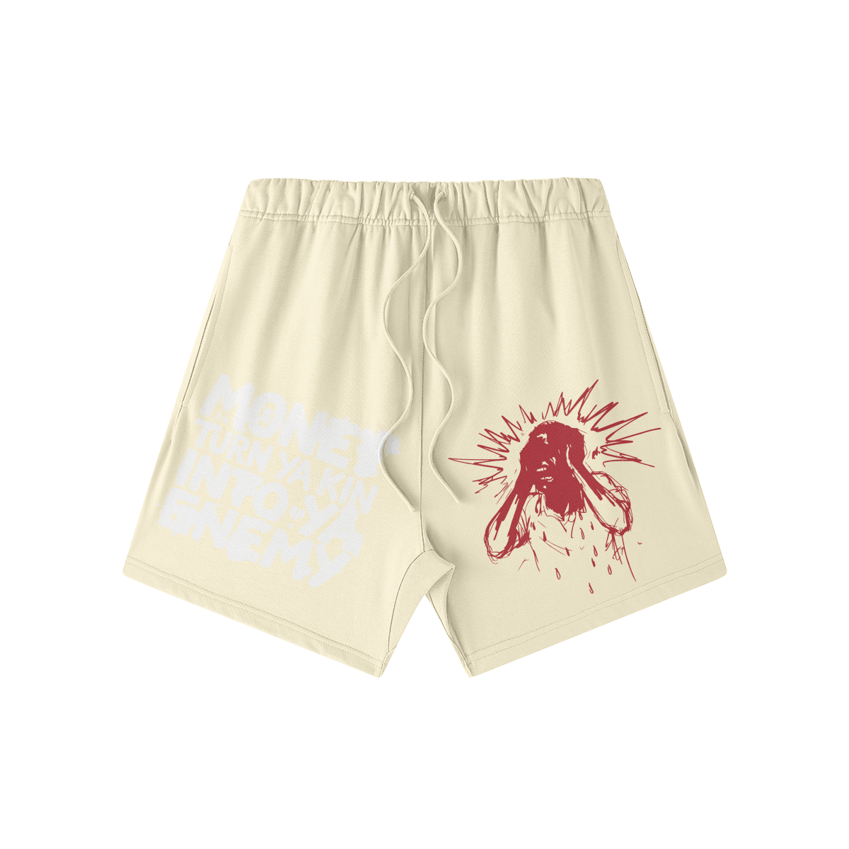 MONEY CHANGES KIN OVERSIZED SWEAT SHORTS. - UNSEEN. UNHEARD.