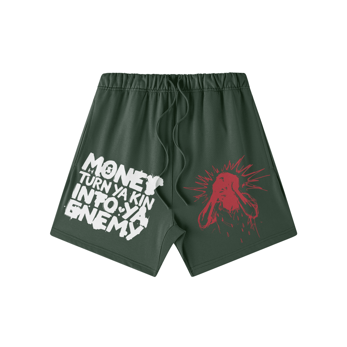MONEY CHANGES KIN OVERSIZED SWEAT SHORTS. - UNSEEN. UNHEARD.