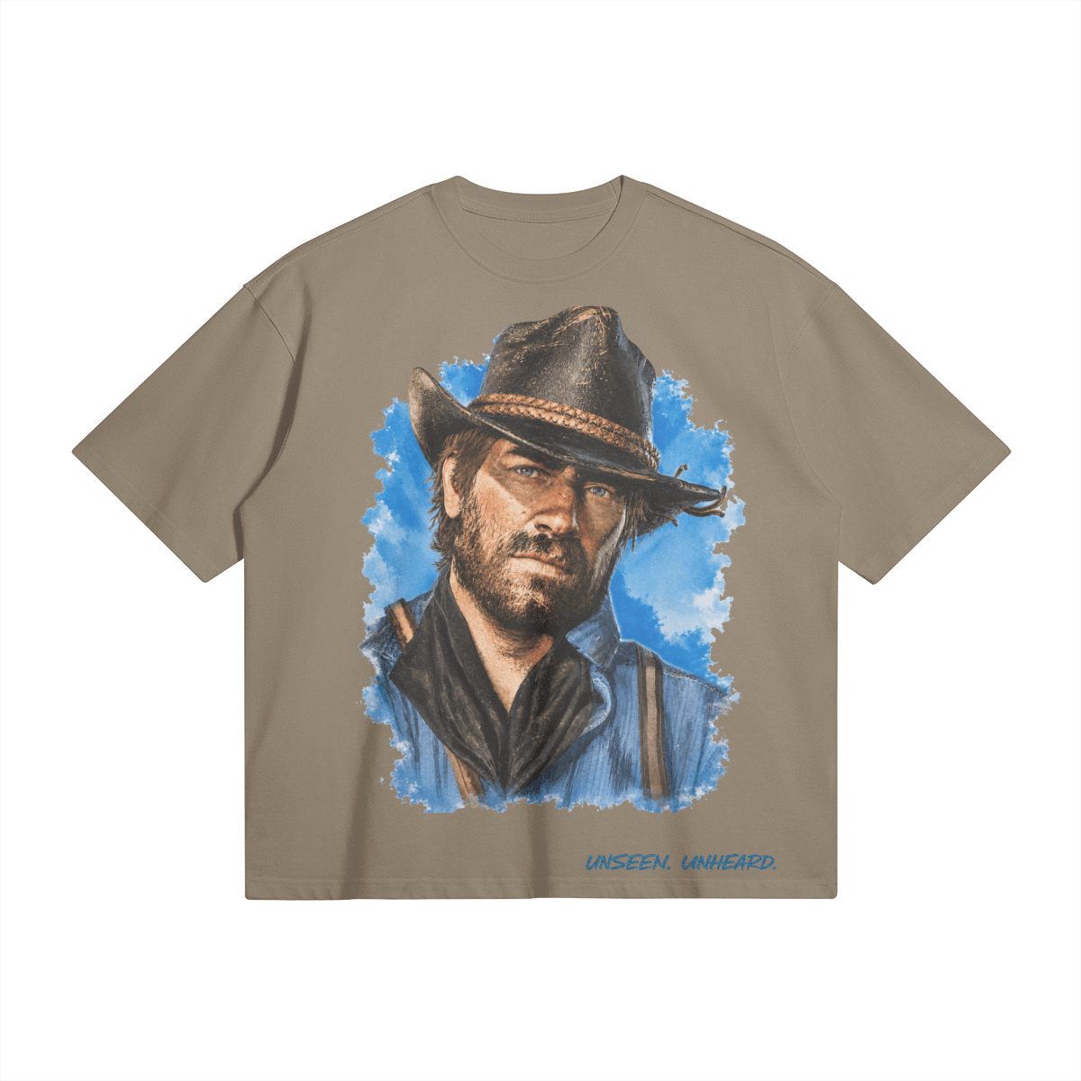 MR MORGAN BOXY TEE - UNSEEN. UNHEARD.