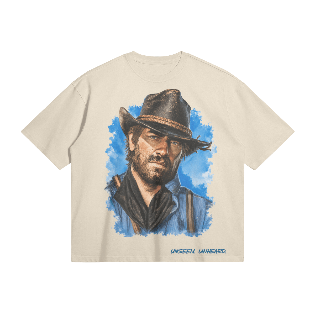 MR MORGAN BOXY TEE - UNSEEN. UNHEARD.