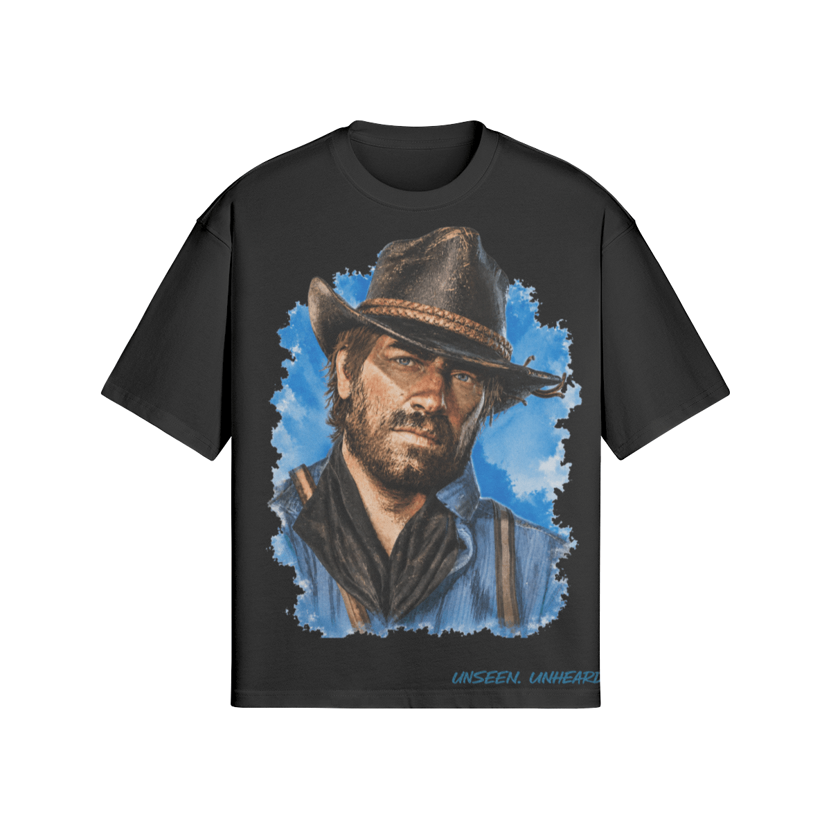 MR MORGAN BOXY TEE - UNSEEN. UNHEARD.