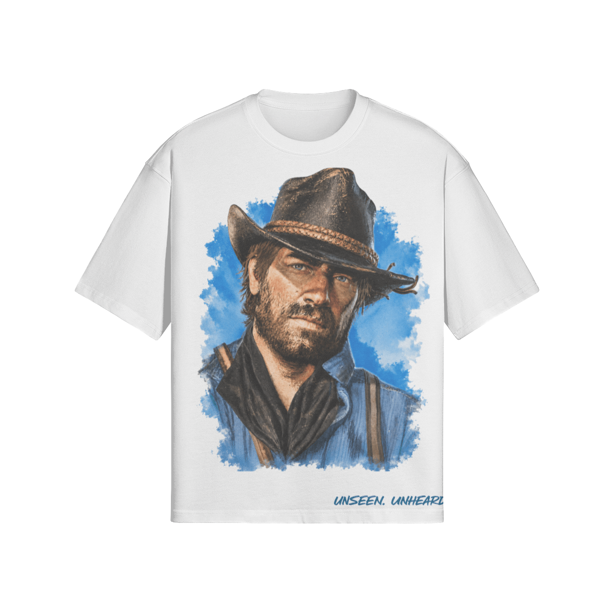 MR MORGAN BOXY TEE - UNSEEN. UNHEARD.