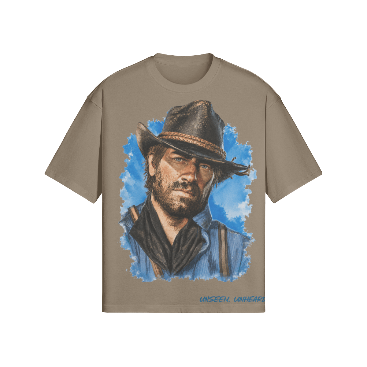MR MORGAN BOXY TEE - UNSEEN. UNHEARD.