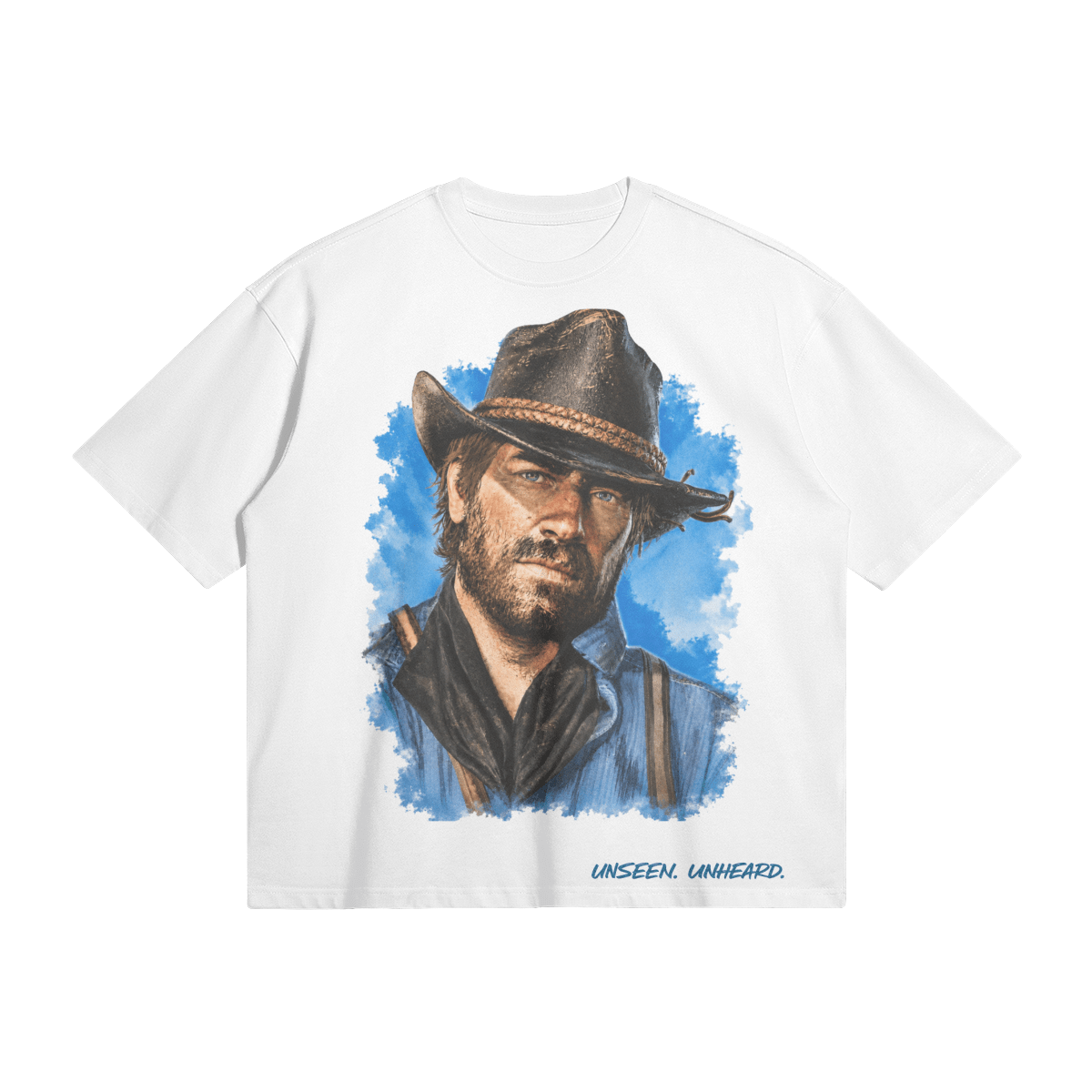 MR MORGAN BOXY TEE - UNSEEN. UNHEARD.