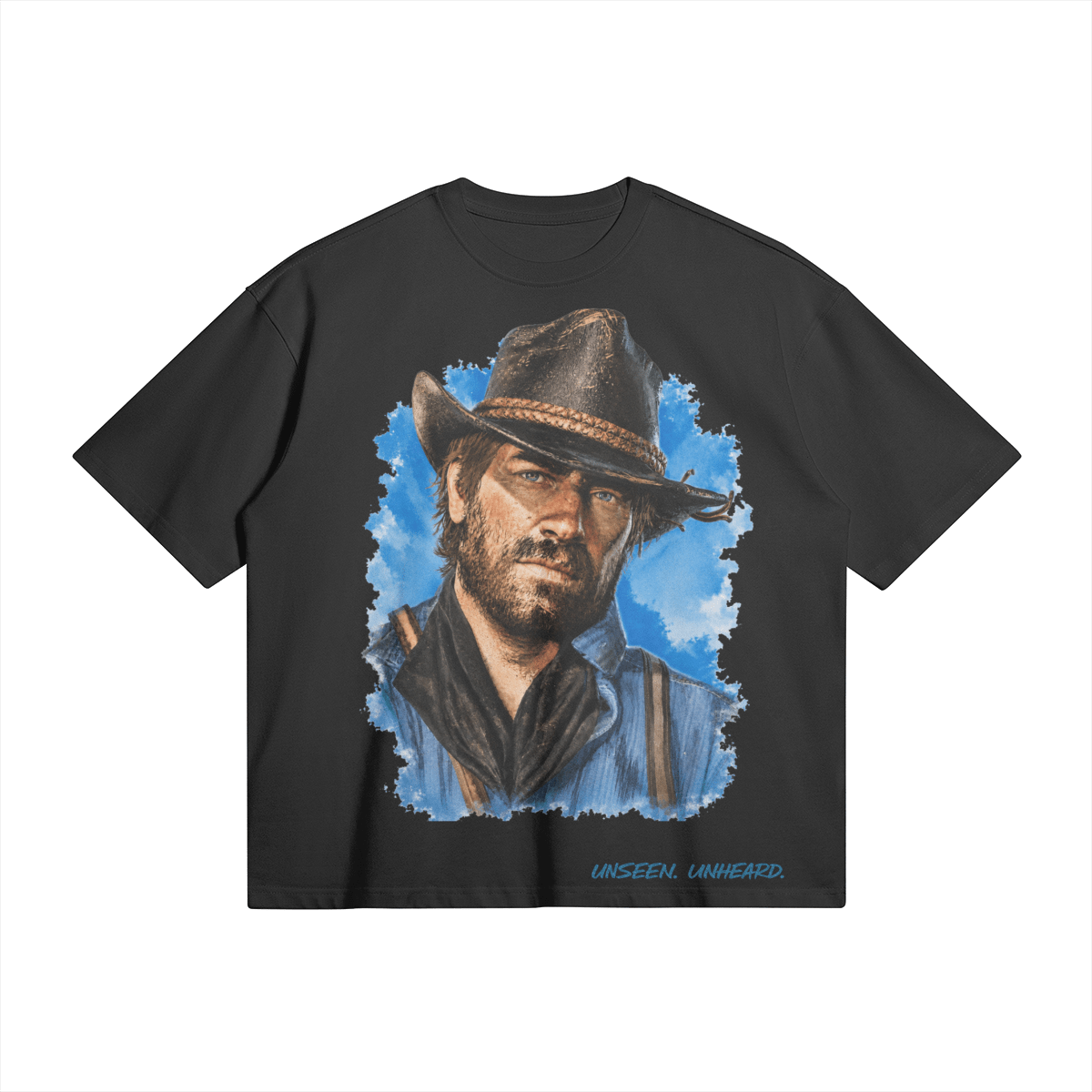 MR MORGAN BOXY TEE - UNSEEN. UNHEARD.
