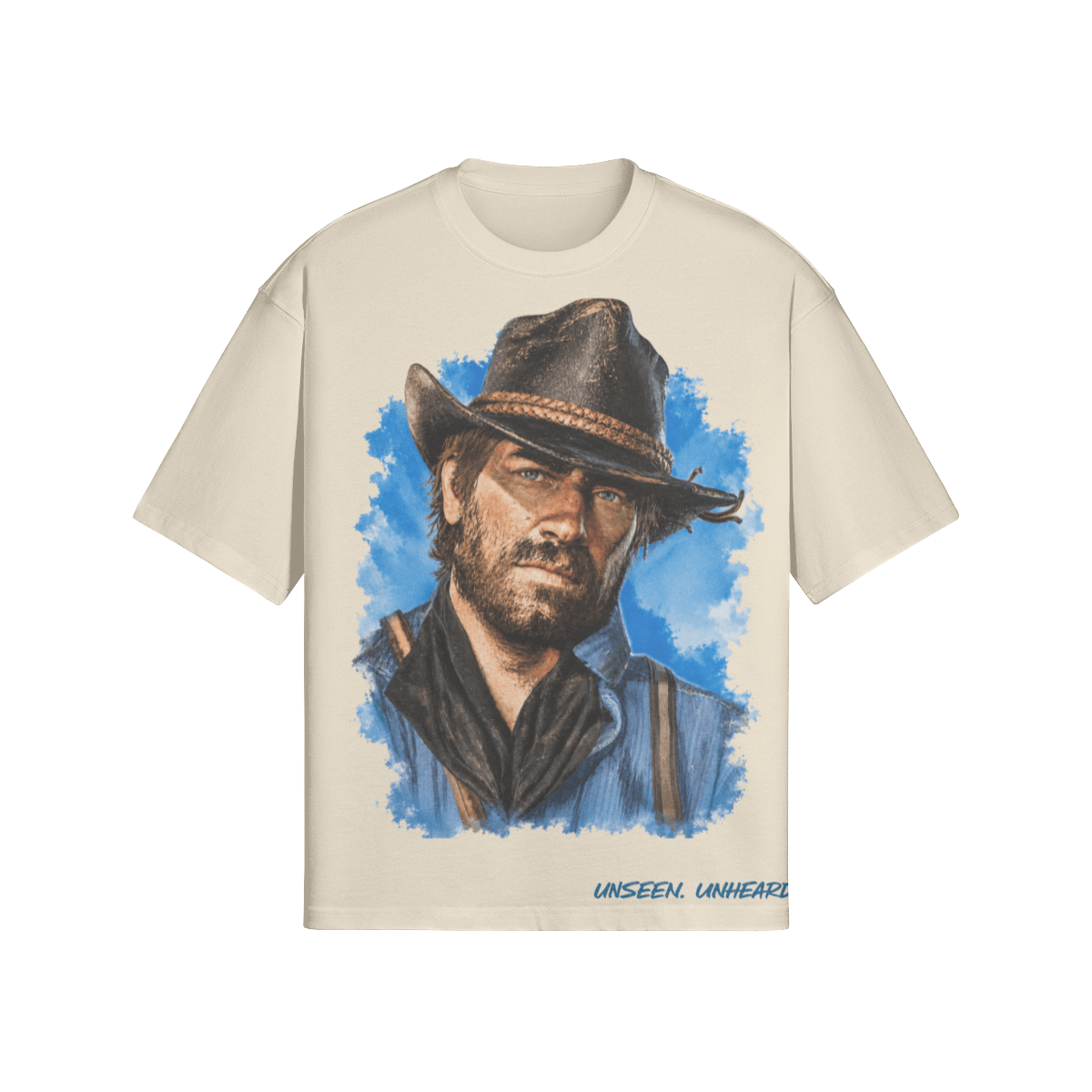 MR MORGAN BOXY TEE - UNSEEN. UNHEARD.