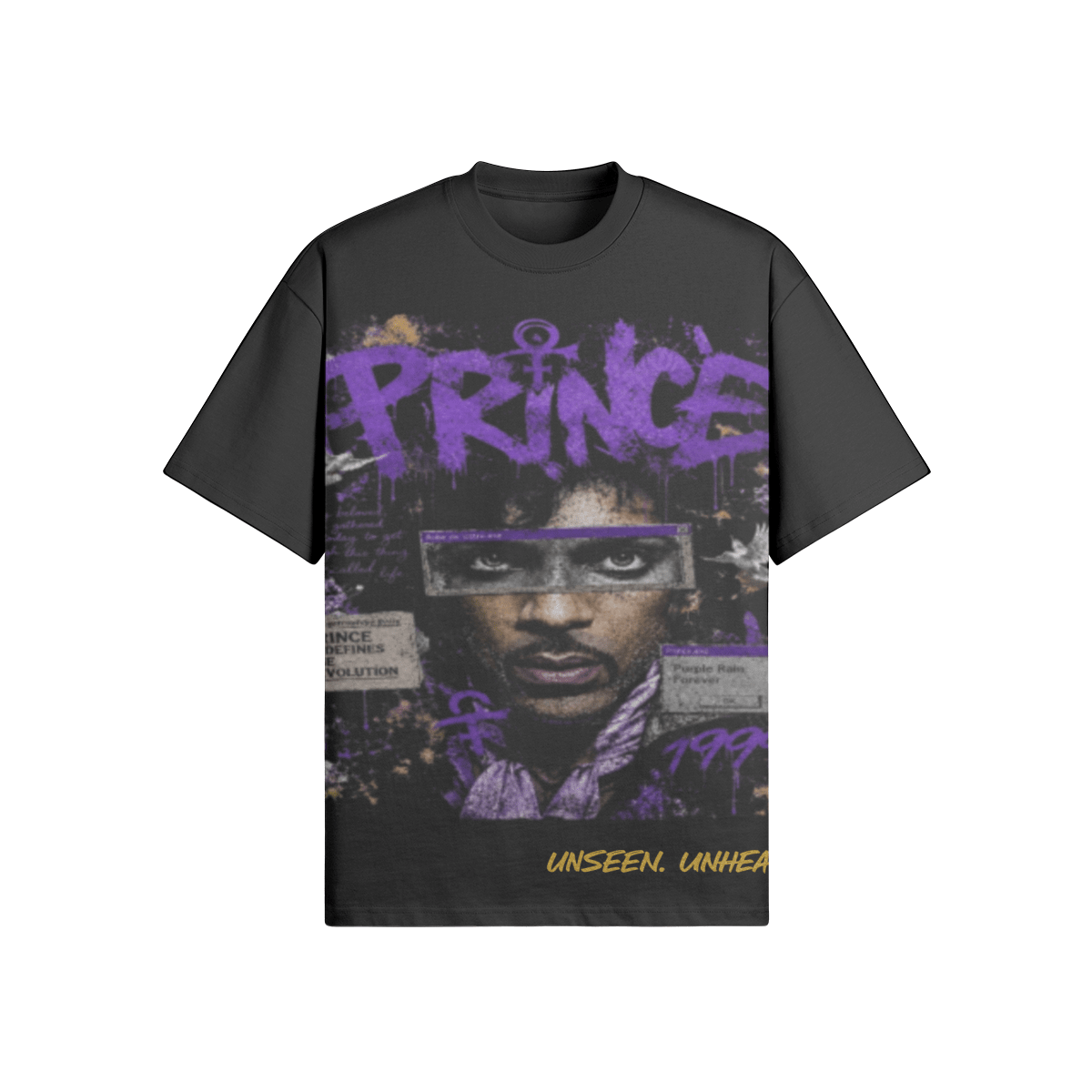 PRINCE OVERSIZED. - UNSEEN. UNHEARD.