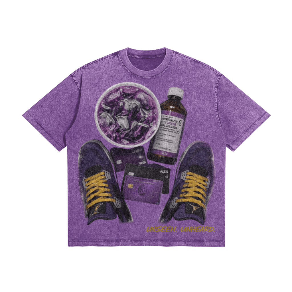 SIP DAT SNOW WASH OVERSIZED. - UNSEEN. UNHEARD.
