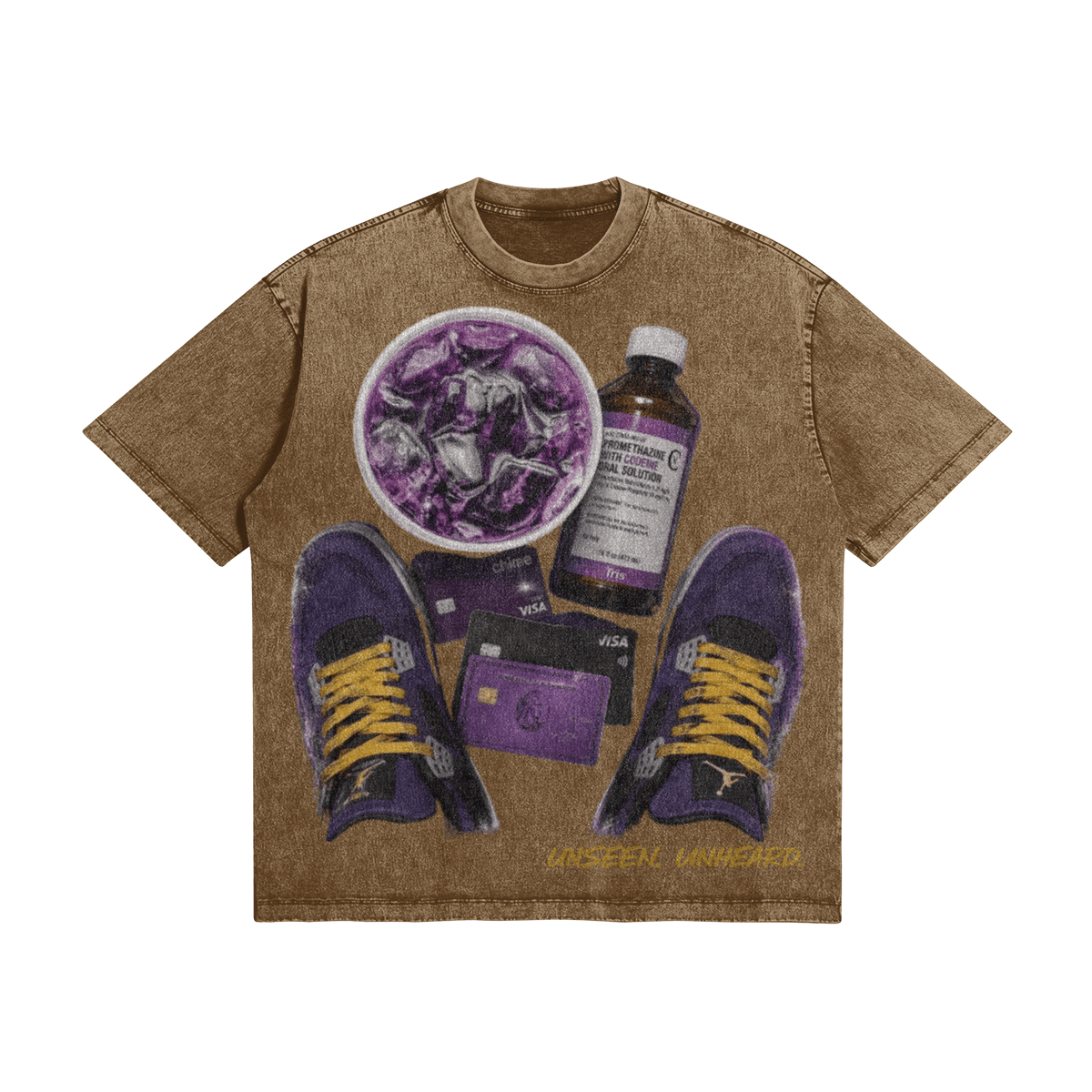 SIP DAT SNOW WASH OVERSIZED. - UNSEEN. UNHEARD.