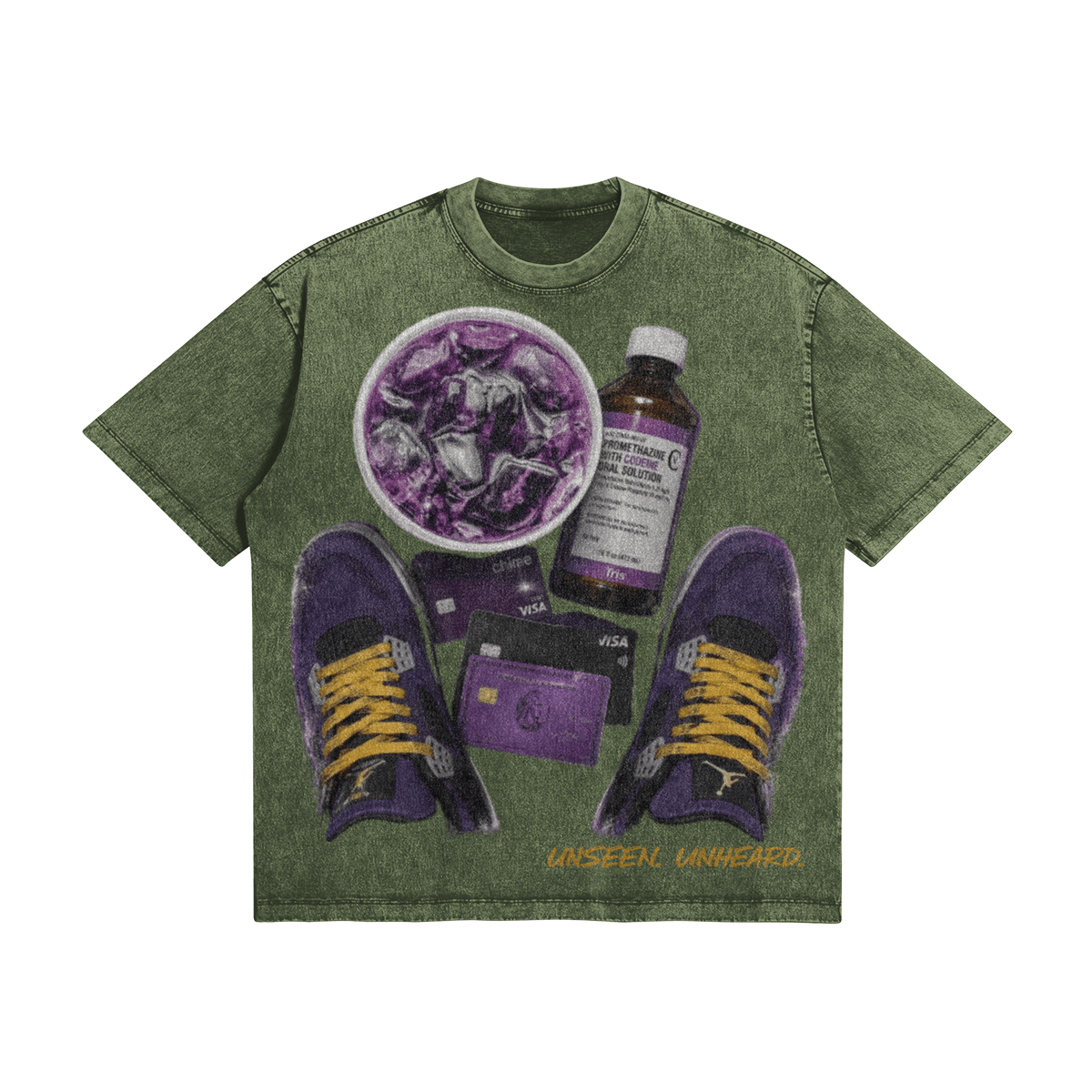 SIP DAT SNOW WASH OVERSIZED. - UNSEEN. UNHEARD.