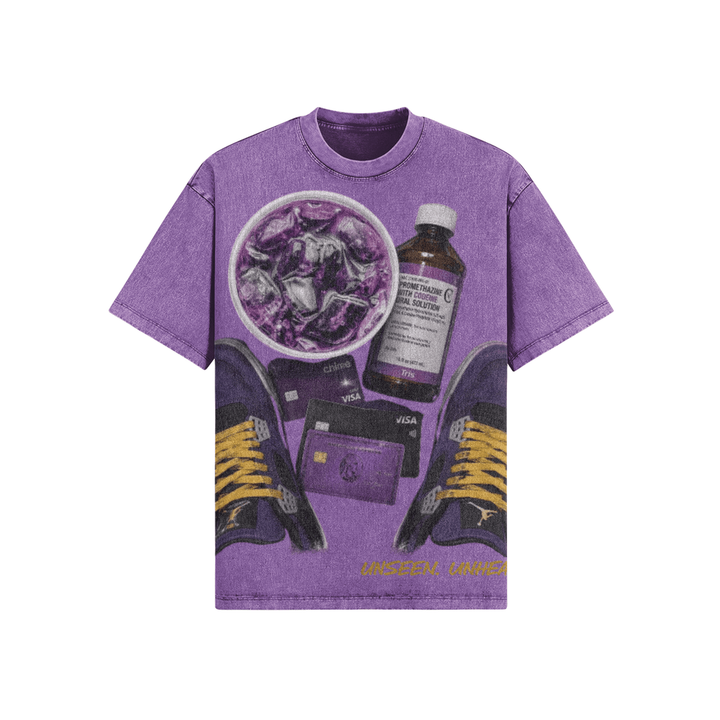 SIP DAT SNOW WASH OVERSIZED. - UNSEEN. UNHEARD.