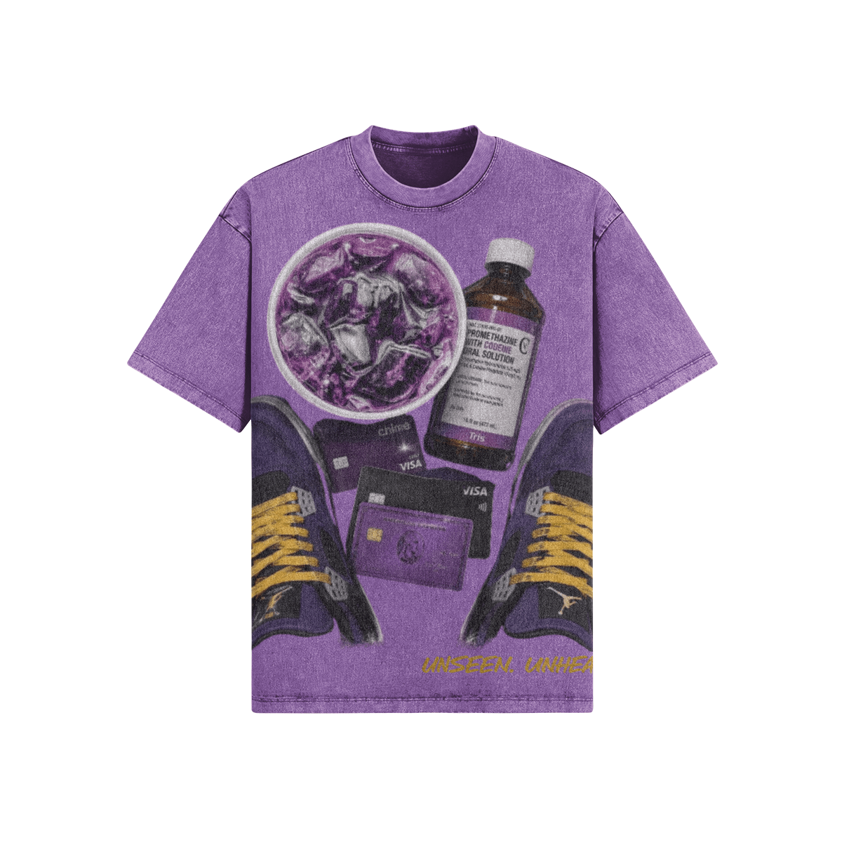 SIP DAT SNOW WASH OVERSIZED. - UNSEEN. UNHEARD.