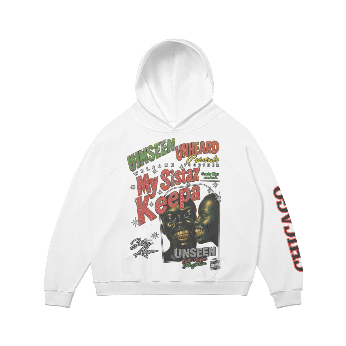 SISTAZ KEEPA FLEECE HOODIE - UNSEEN. UNHEARD.