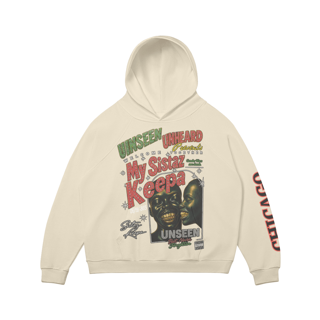 SISTAZ KEEPA FLEECE HOODIE - UNSEEN. UNHEARD.