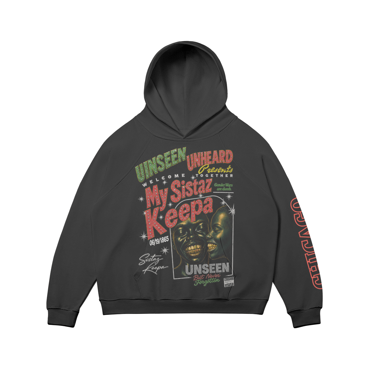 SISTAZ KEEPA FLEECE HOODIE - UNSEEN. UNHEARD.