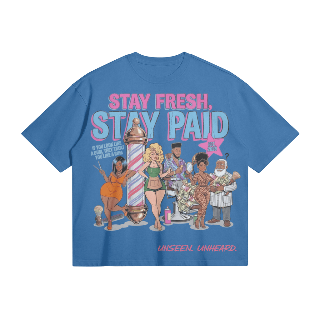 STAY FRESH BOXY TEE - UNSEEN. UNHEARD.
