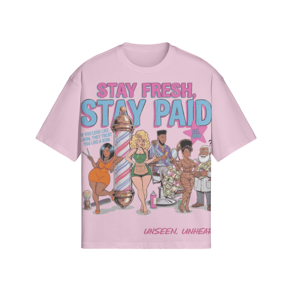STAY FRESH BOXY TEE - UNSEEN. UNHEARD.