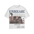 UNHEARD TOO SHY BOXY TEE - UNSEEN. UNHEARD.