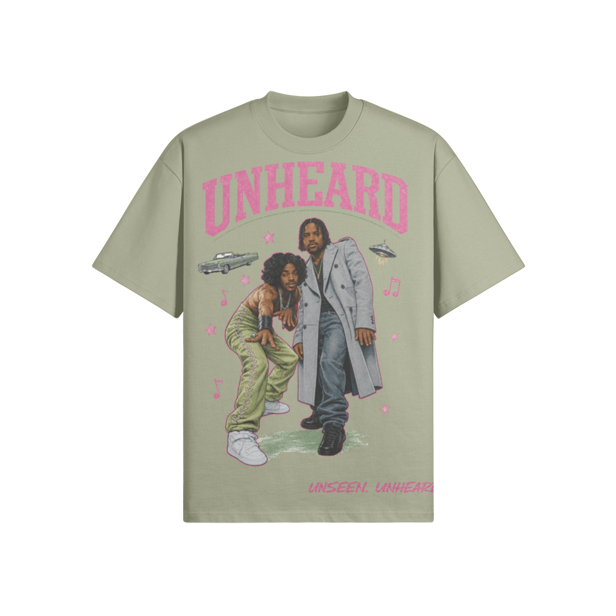 UNHEARD X KAST OVERSIZED. - UNSEEN. UNHEARD.