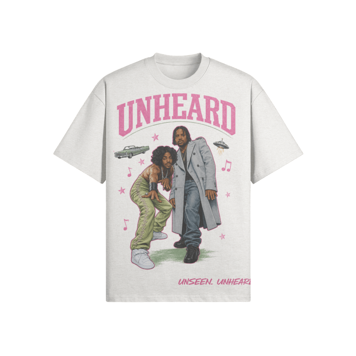 UNHEARD X KAST OVERSIZED. - UNSEEN. UNHEARD.