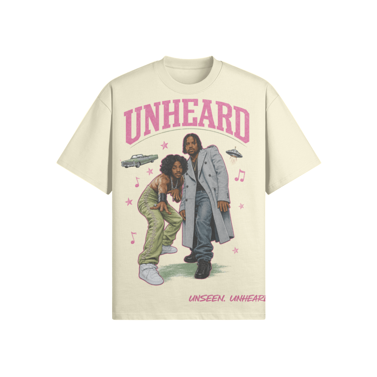 UNHEARD X KAST OVERSIZED. - UNSEEN. UNHEARD.