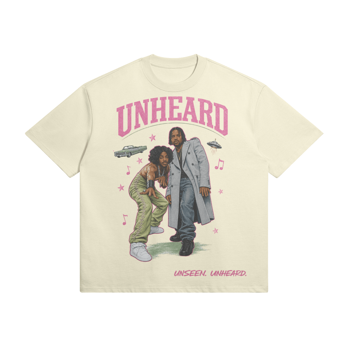 UNHEARD X KAST OVERSIZED. - UNSEEN. UNHEARD.