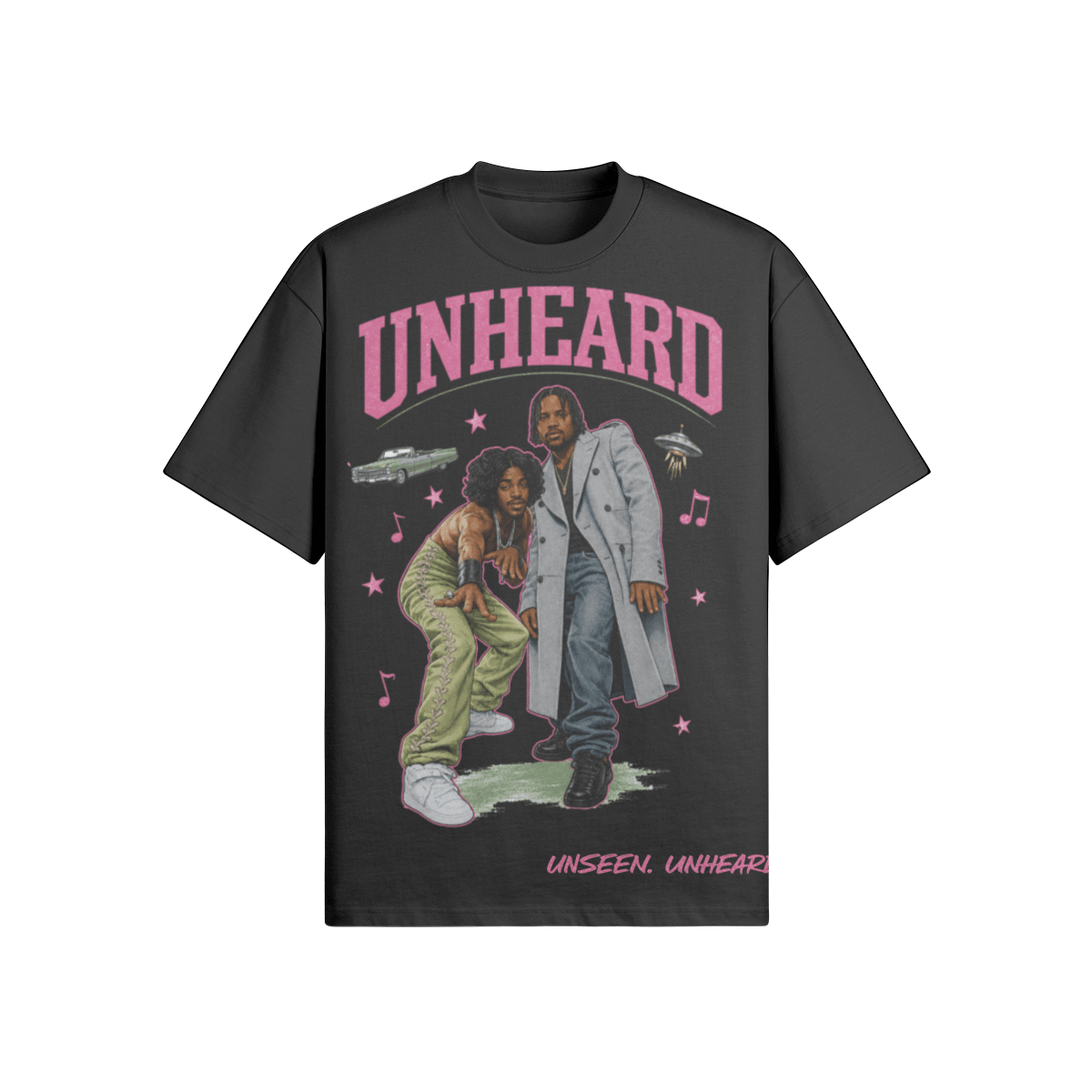 UNHEARD X KAST OVERSIZED. - UNSEEN. UNHEARD.