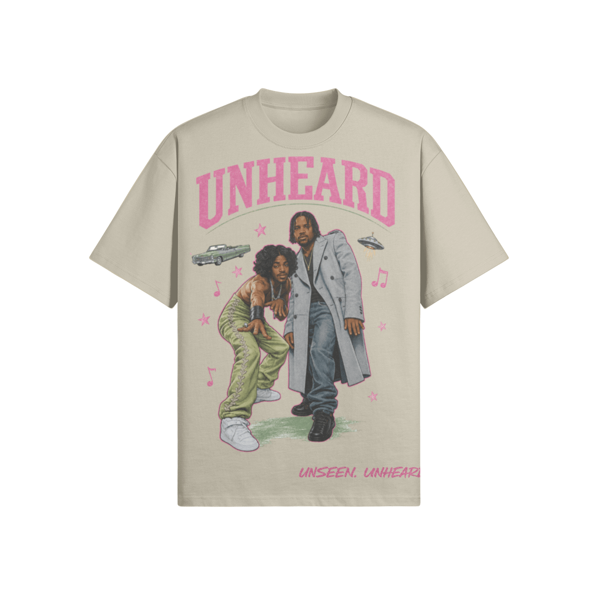 UNHEARD X KAST OVERSIZED. - UNSEEN. UNHEARD.
