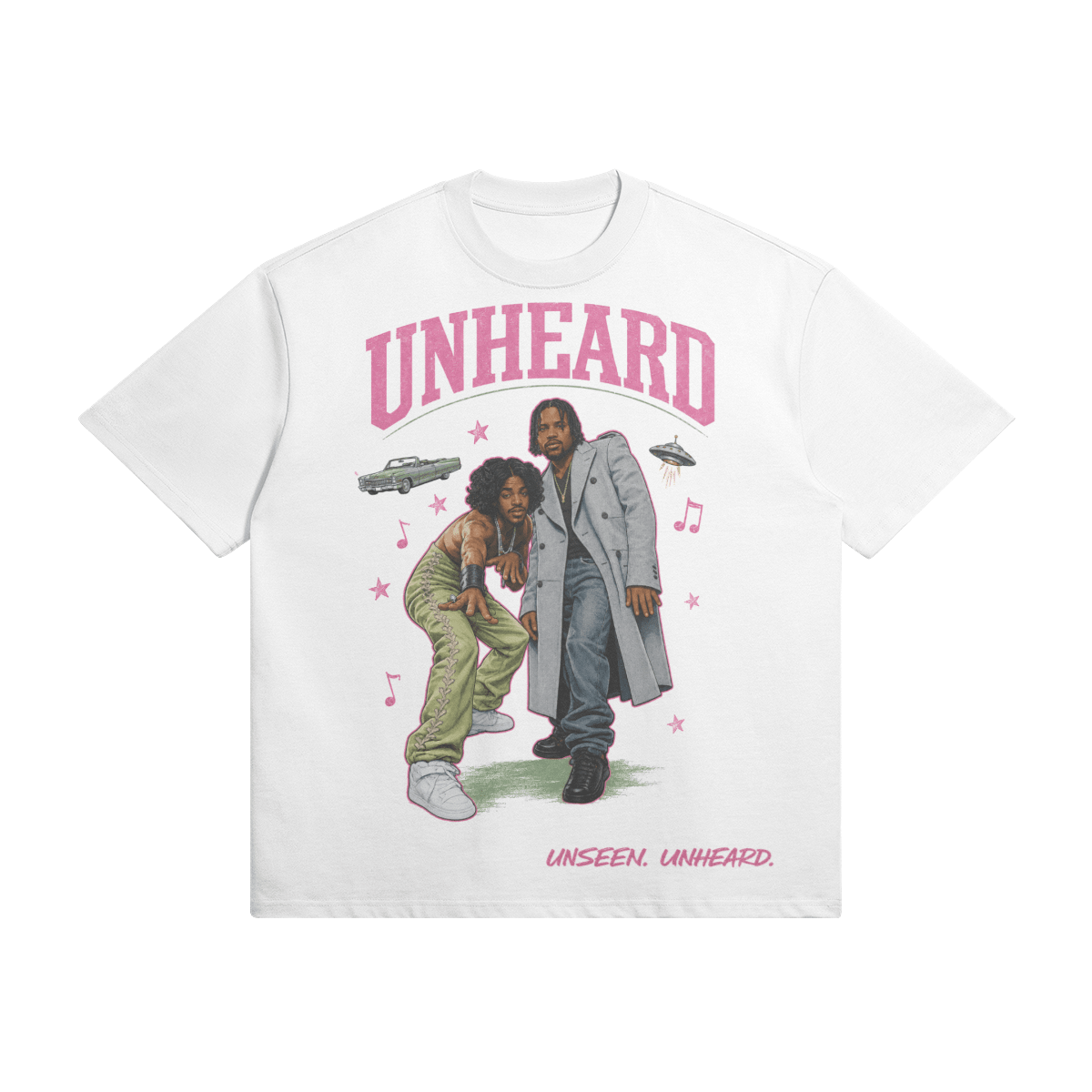UNHEARD X KAST OVERSIZED. - UNSEEN. UNHEARD.