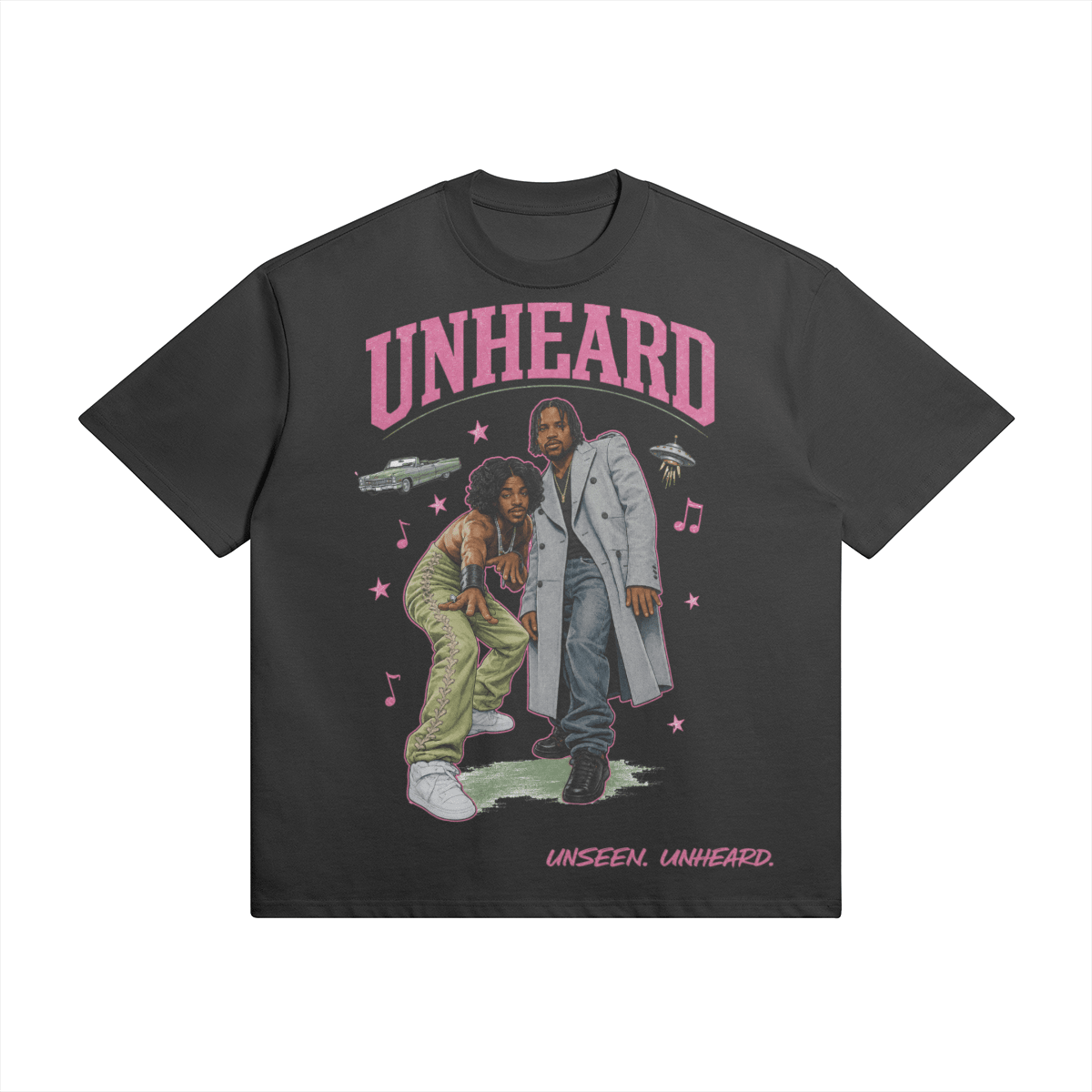 UNHEARD X KAST OVERSIZED. - UNSEEN. UNHEARD.