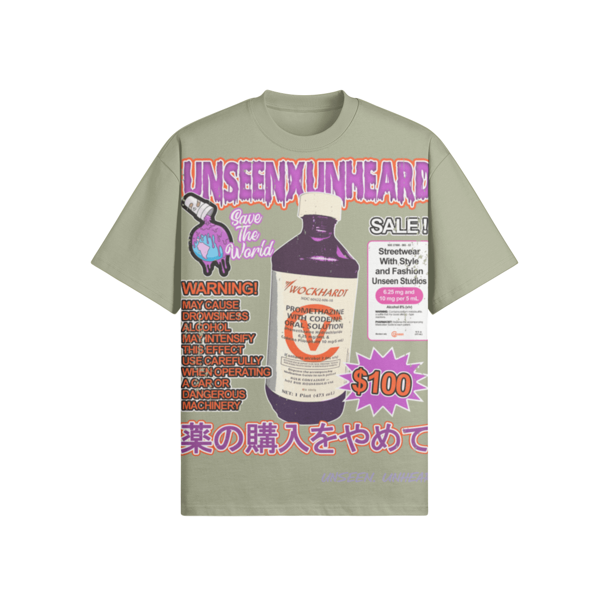 UU WOCKHARDT OVERSIZED - UNSEEN. UNHEARD.