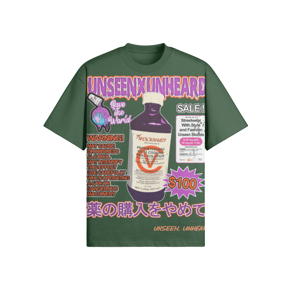 UU WOCKHARDT OVERSIZED - UNSEEN. UNHEARD.