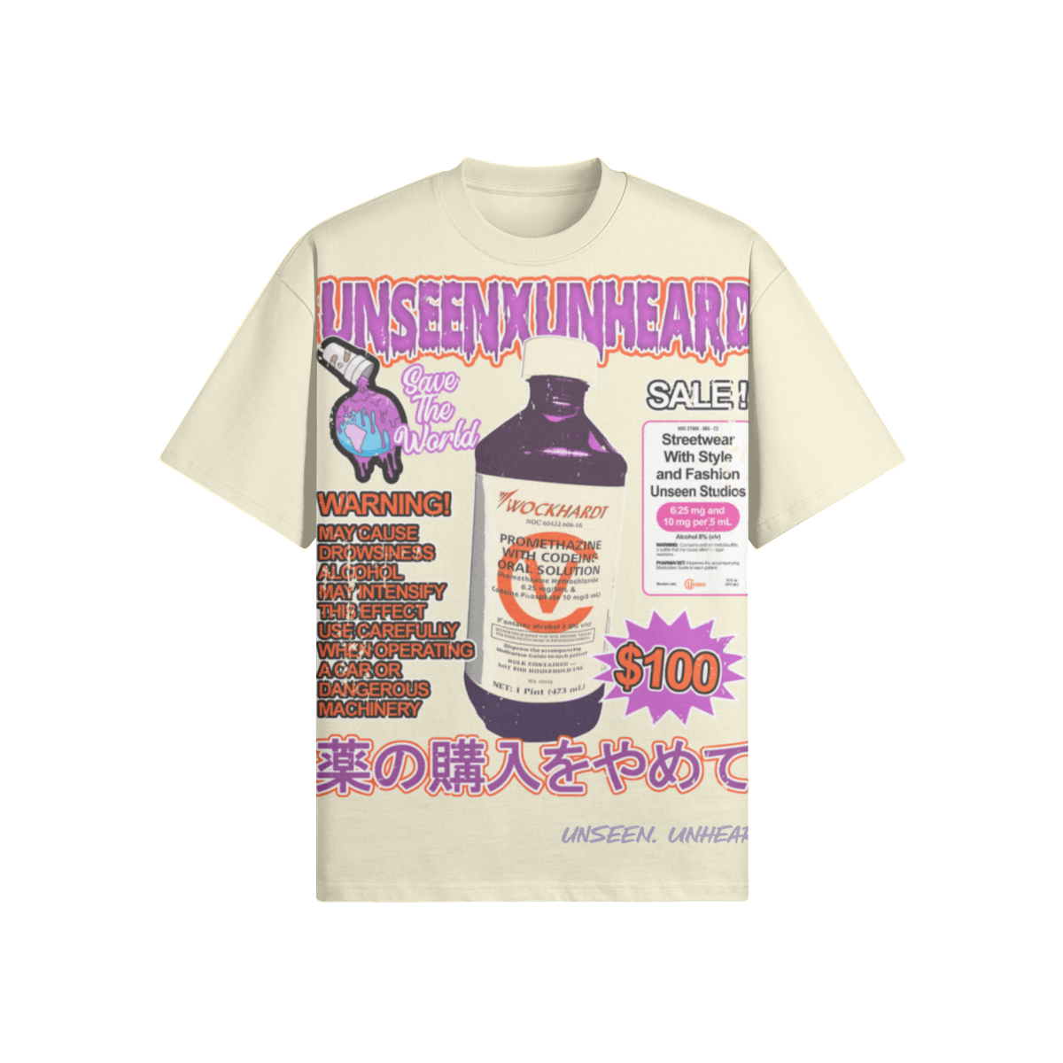 UU WOCKHARDT OVERSIZED - UNSEEN. UNHEARD.