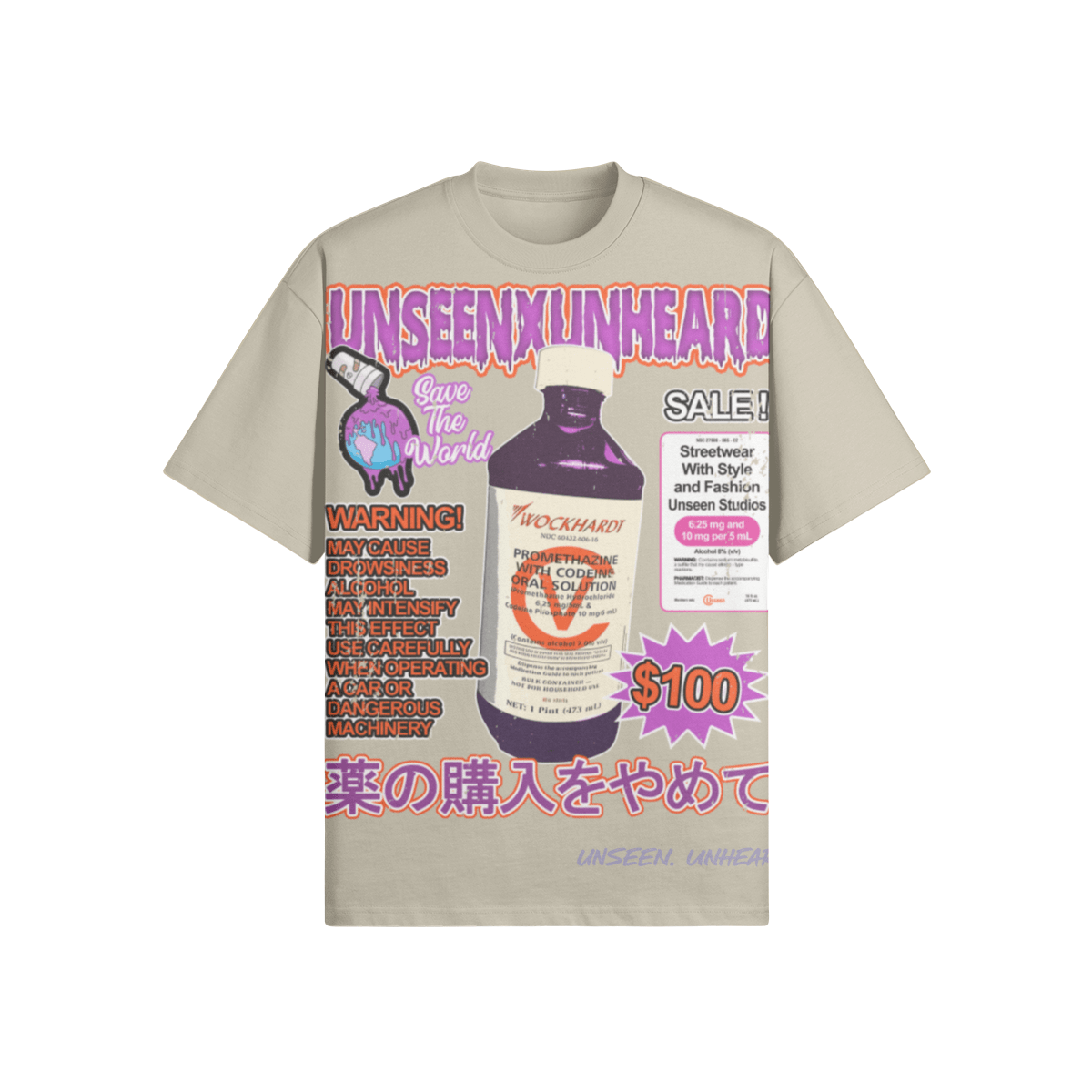 UU WOCKHARDT OVERSIZED - UNSEEN. UNHEARD.
