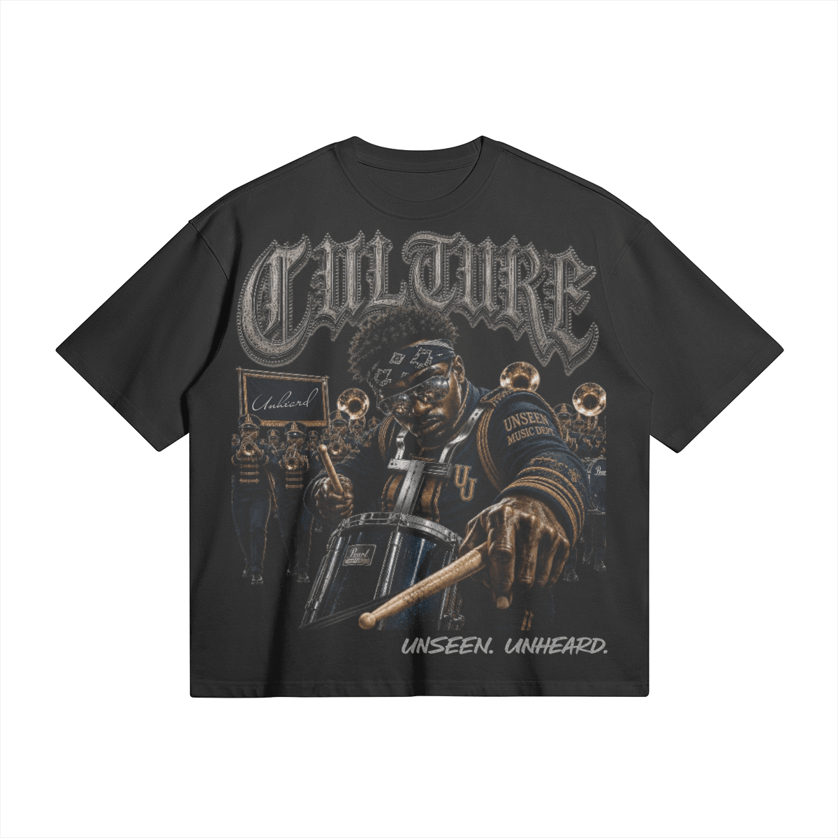 UU X CULTURE DRUMLINE - UNSEEN. UNHEARD.