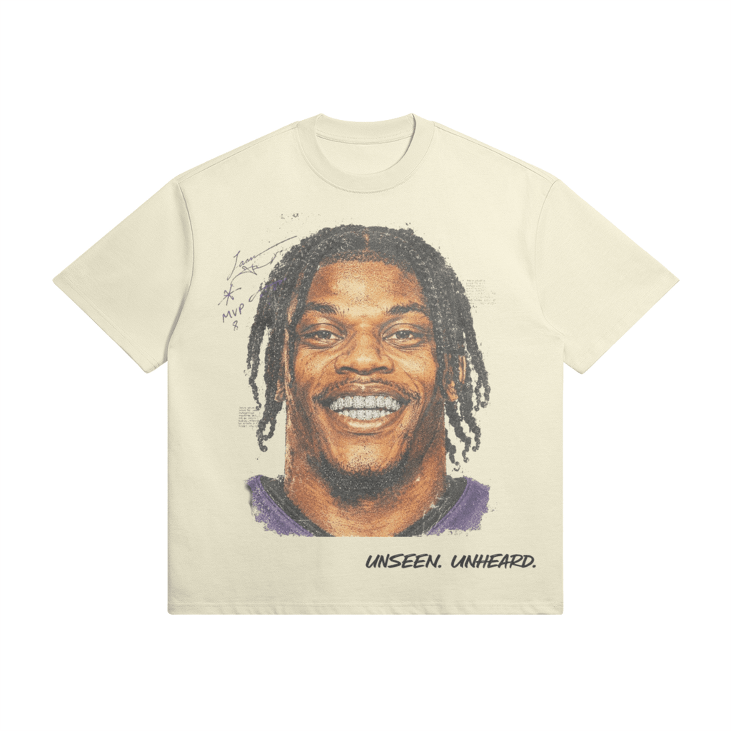 UU X MVP OVERSIZED TEE - UNSEEN. UNHEARD.