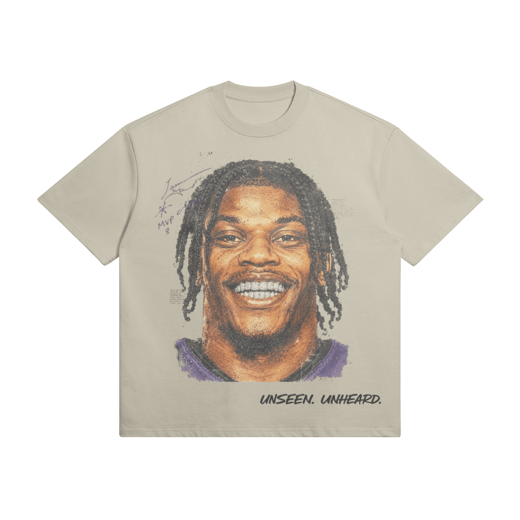 UU X MVP OVERSIZED TEE - UNSEEN. UNHEARD.