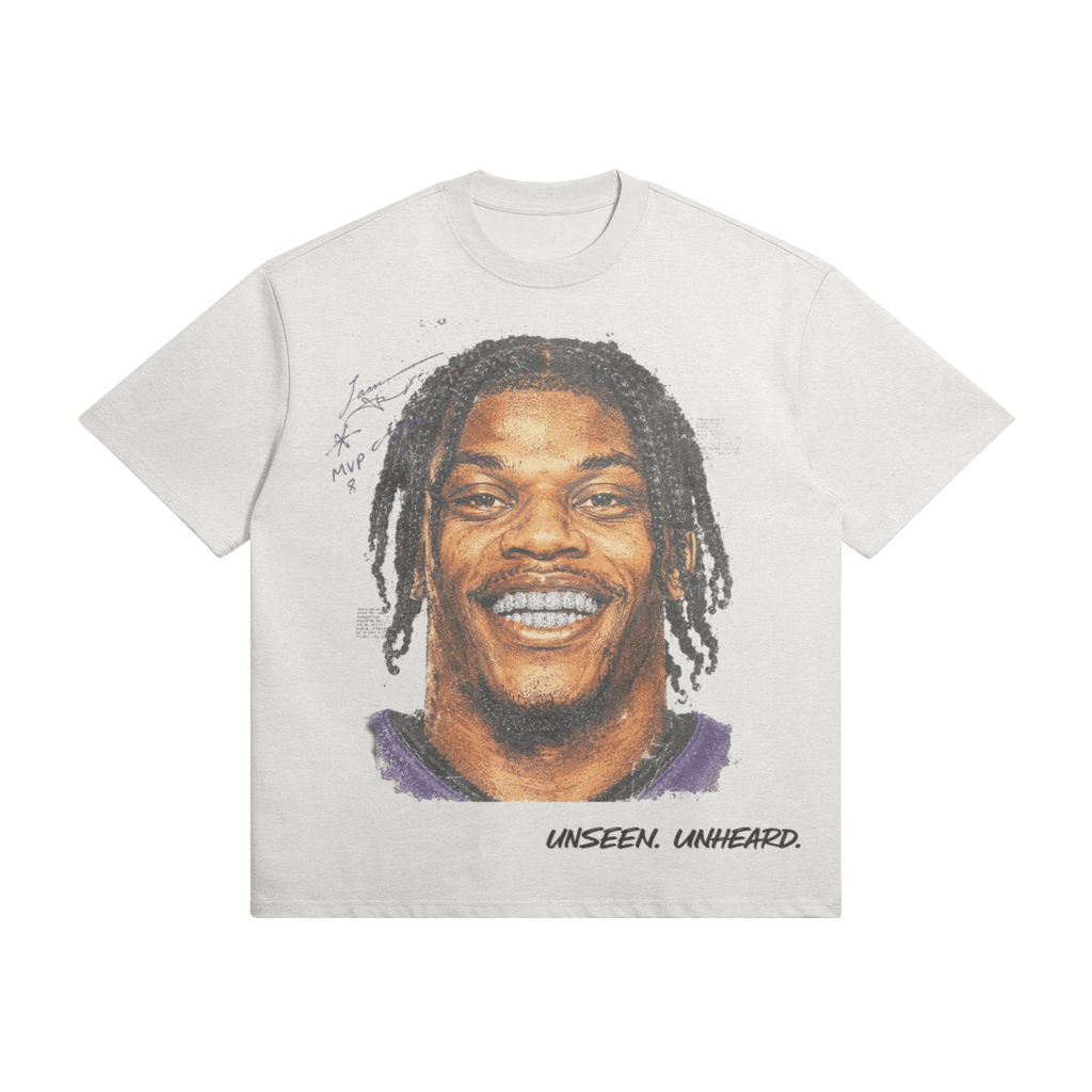 UU X MVP OVERSIZED TEE - UNSEEN. UNHEARD.