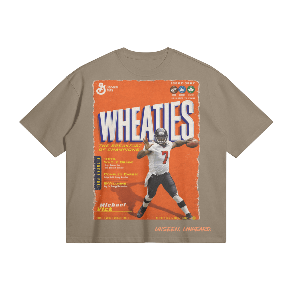 WHEATIES VICK BOXY TEE. - UNSEEN. UNHEARD.