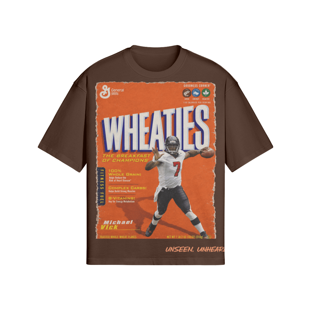 WHEATIES VICK BOXY TEE. - UNSEEN. UNHEARD.