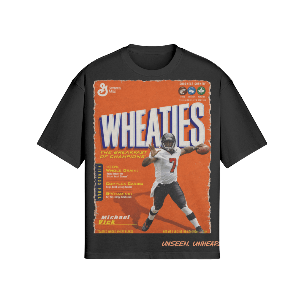 WHEATIES VICK BOXY TEE. - UNSEEN. UNHEARD.