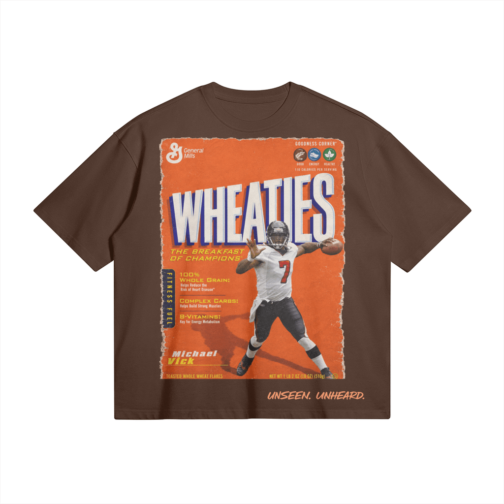 WHEATIES VICK BOXY TEE. - UNSEEN. UNHEARD.