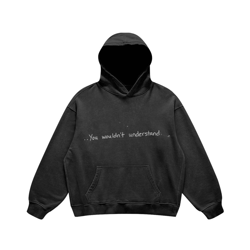 YWU SUPER HEAVYWEIGHT HOODIE. - UNSEEN. UNHEARD.