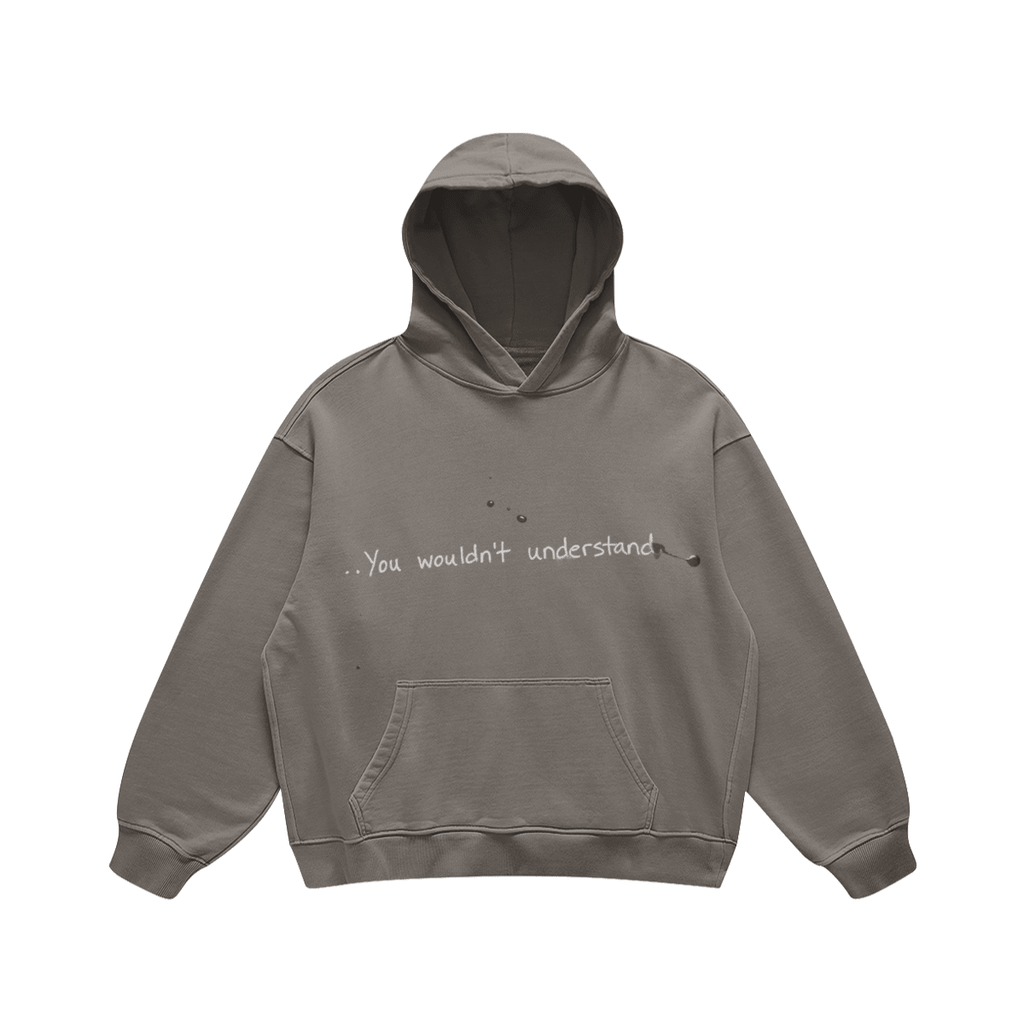 YWU SUPER HEAVYWEIGHT HOODIE. - UNSEEN. UNHEARD.