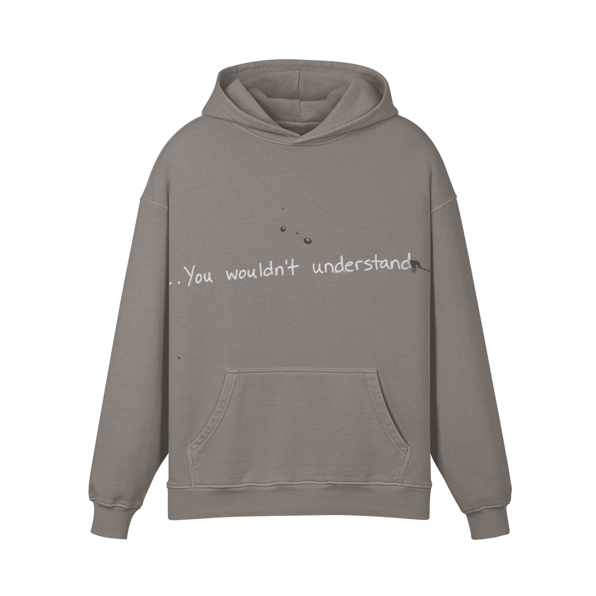 YWU SUPER HEAVYWEIGHT HOODIE. - UNSEEN. UNHEARD.