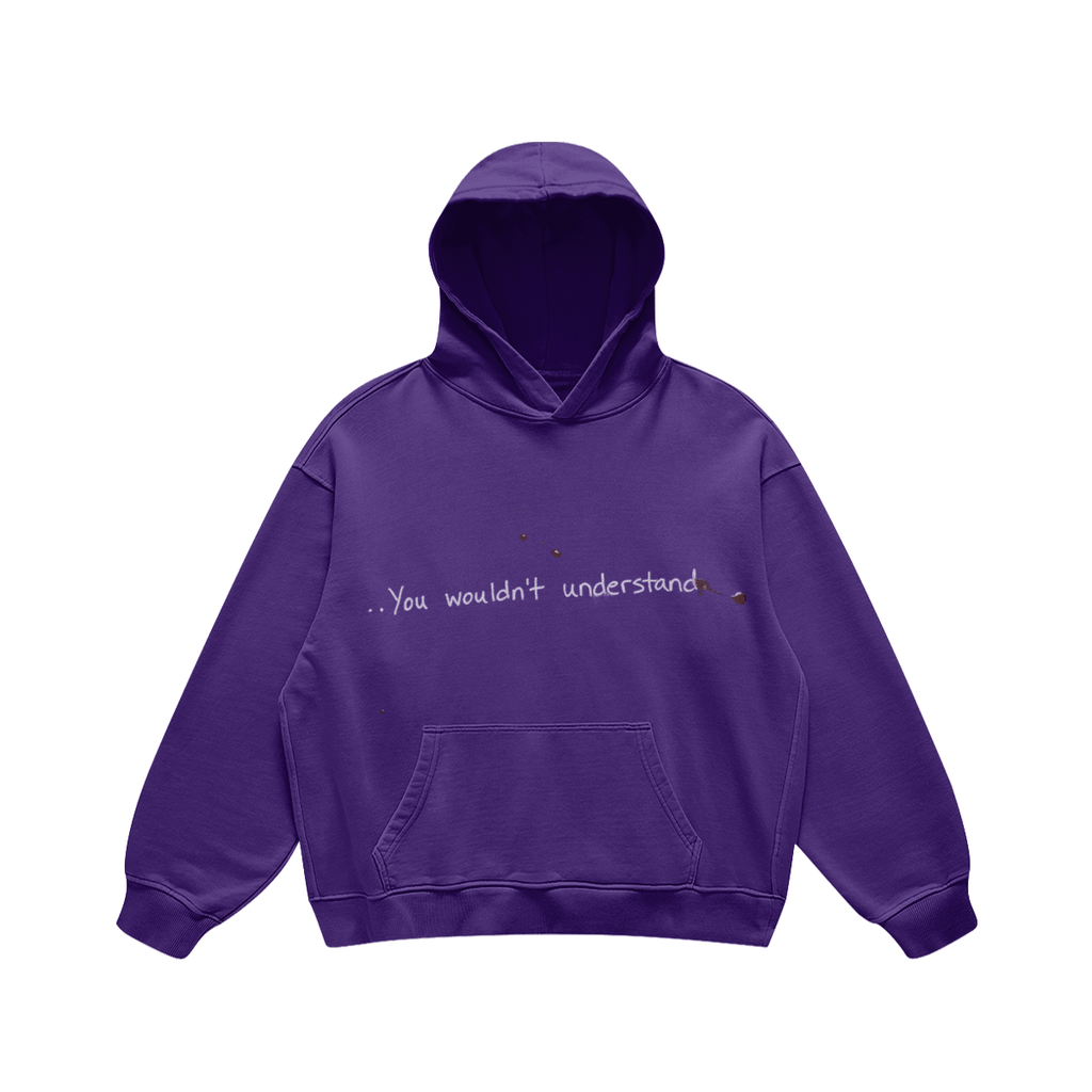 YWU SUPER HEAVYWEIGHT HOODIE. - UNSEEN. UNHEARD.