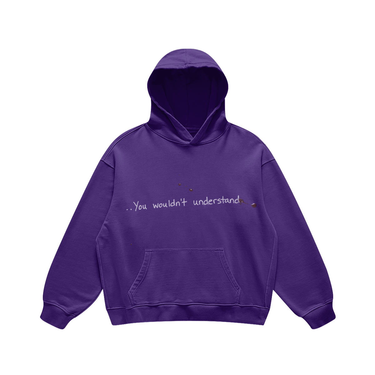 YWU SUPER HEAVYWEIGHT HOODIE. - UNSEEN. UNHEARD.